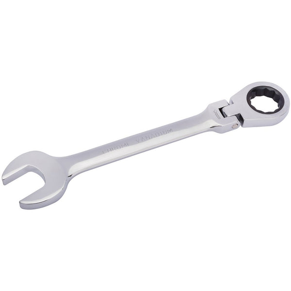 Draper HI-TORQ Metric Flexible Head Ratchet Combination Spanner, 30mm