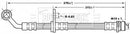 Borg & Beck Brake Hose Part No -BBH7021
