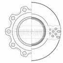 Borg & Beck Brake Disc  - BBD32624
