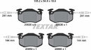 Textar Brake Pad Set - 2063503