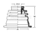 Borg & Beck Cv Joint Boot Kit Part No -BCB2686