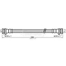 Borg & Beck Brake Hose Part No -BBH7335