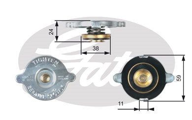 Gates Radiator Cap - RC120