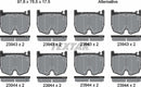 Textar Brake Pad Set - 2394301