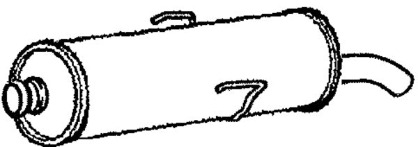 Klarius PG210M - Box With Tail Pipe