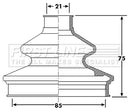 First Line CV Boot Kit  - FCB6176