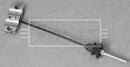 Borg & Beck Brake Cable - Front -BKB3326