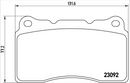 Brembo Brake Pad Set - P54040