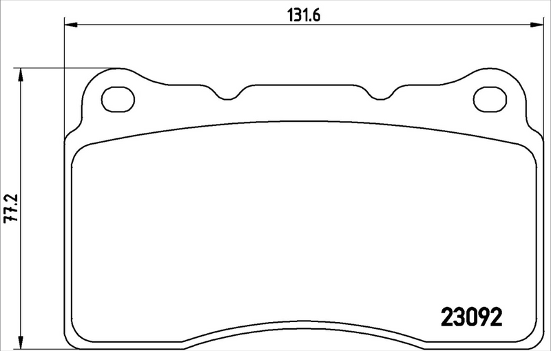 Brembo Brake Pad Set - P54040