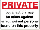 Private Sign - CC023F