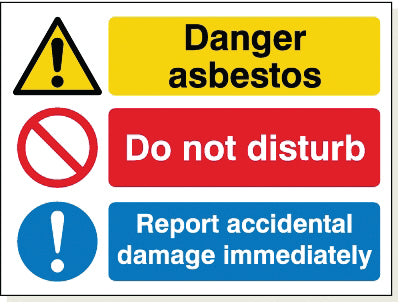 Danger Asbestos - CC030F