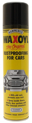 Hammerite Waxoyl Clear Rustproofing Aerosol The Original Schutz 400ml