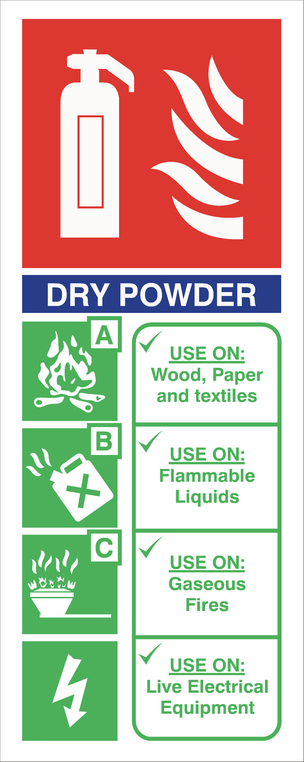 Extinguisher (Blue) Sign - F010A