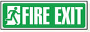 Adhesive Fire Exit Sign - FA002A