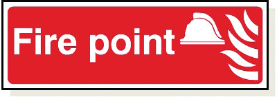 Foamex Fire Point Sign - FA006F