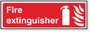 Adhesive Fire Extinguisher Sign - FA007A