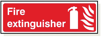 Foamex Fire Extinguisher Sign - FA007F