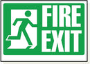 Foamex Fire Exit Running Man Sign - FB002F