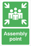 Foamex Assembly Point Sign - FB004F