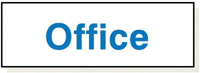 Adhesive Office Sign - GA002A