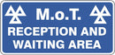 Foamex MOT Waiting Area Sign - M003F