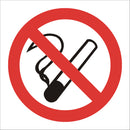 No Smoking Stickers- P001A x10