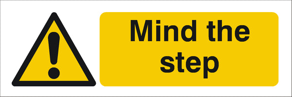Adhesive Mind Step Sign - WA002A