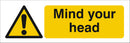 Adhesive Mind Head Sign - WA003A