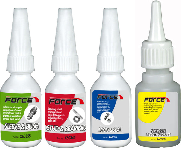 FORCE Adhesive Set - Small Bottles - X60360 x4