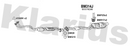 Klarius BM314J - Box With Tail Pipe  - Fits BMW 328 2.8i
