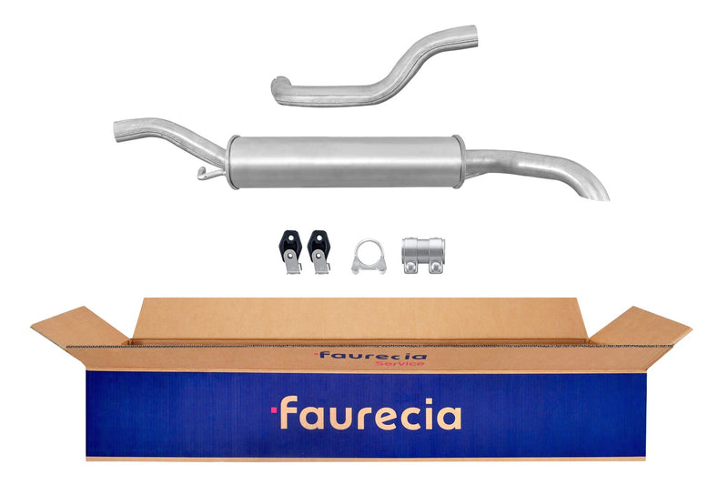 FAURECIA 8LD 366 035-401 Rear Muffler - Easy2Fit® Kit - fits SKODA FABIA I Praktik (6Y5)