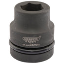 Expert HI-TORQ 6 Point Impact Socket, 1" Sq Dr, 24mm