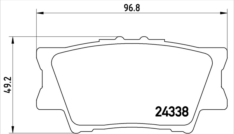 Brembo Brake Pad Set - P83089