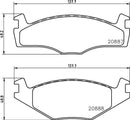 Mintex Brake Pad Set fits -Seat VW MDB1793 (also fits other vehicles)