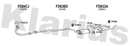 Klarius FD847J - Twin Front Pipe  - Fits Ford Escort 1.4