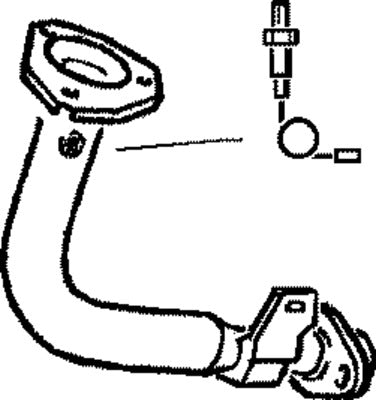 Klarius 301285 - Front Pipe For Cat  - Fits Peugeot 206 1.4i
