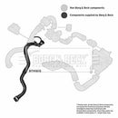 Borg & Beck Turbo Hose Part No -BTH1615