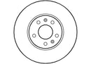 Disctech Brake Disc - Fits Citroën, Land rover - ABD2960 - Front Axle