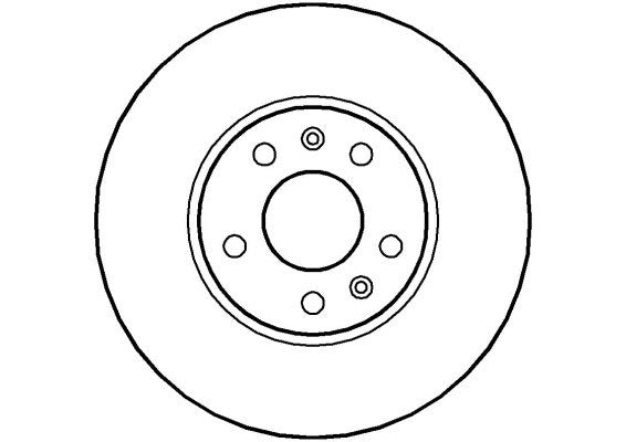 Disctech Brake Disc - Fits Citroën, Land rover - ABD2960 - Front Axle