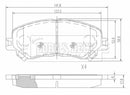 Borg & Beck Front Brake Pad Set -BBP2596