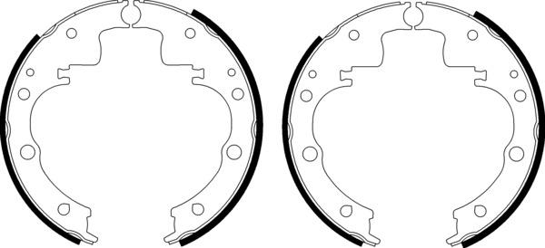 Mintex Brake Shoe Kits fits -Iveco MSK023 (also fits other vehicles)