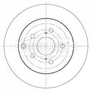 Borg & Beck Brake Disc Pair Part No -BBD5372