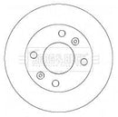 Borg & Beck Brake Disc Pair Part No -BBD4342
