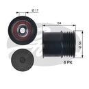 Gates DriveAlign Overrunning Alternator Pulley - OAP7151