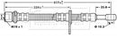 Borg & Beck Brake Hose Part No -BBH7202