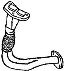 Klarius 301467 - Front Pipe For Cat  - Fits Toyota Carina E 2.0i