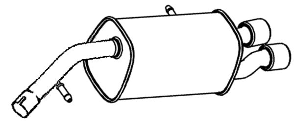 Klarius PG933B - Box With Tail Pipe