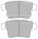 Borg & Beck Rear Brake Pad Set -BBP2431