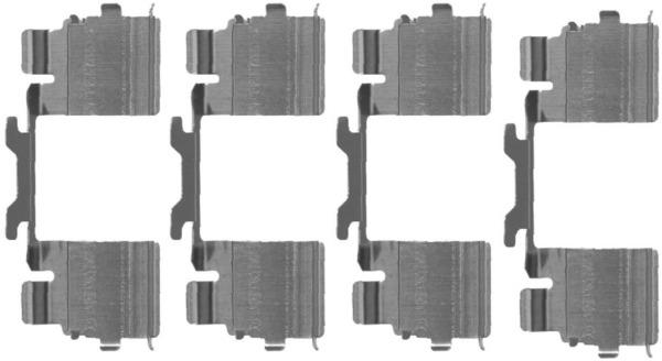 Textar Brake Pad Fitting Kit - 82075800
