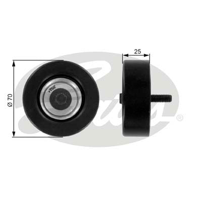 Gates DriveAlign Idler Pulley - T36175